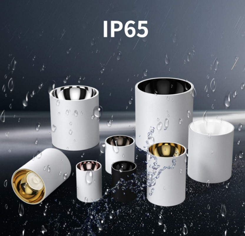 Curtain Track Ceiling Mount Aluminum - IP65 방수 다운라이트 야외 발코니 테라스