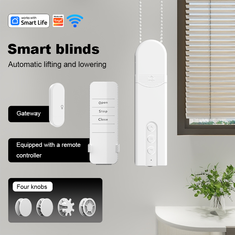 Smart Curtain Motor Zigbee - WiFi 전기 블라인드 롤러 모터 Alexa