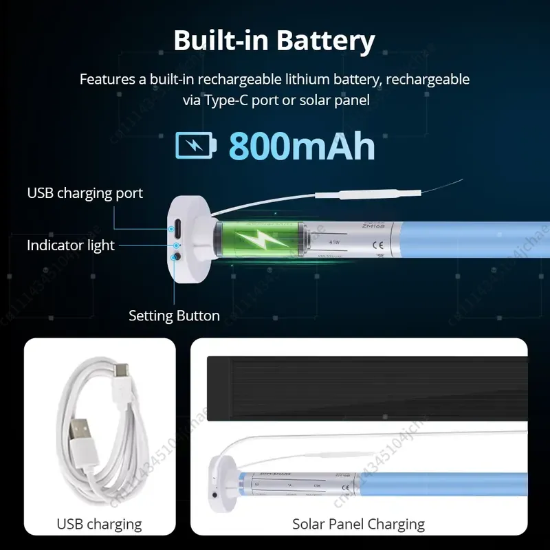 Electric Blind Motor Rechargeable - EE 지그비(Zigbee) 충전식 롤 블라인드 모터,