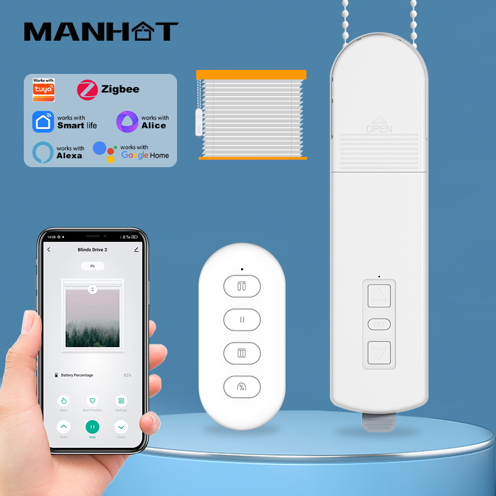 Smart Curtain Motor Zigbee - 만핫 지그비 스마트 전동 커튼 모터