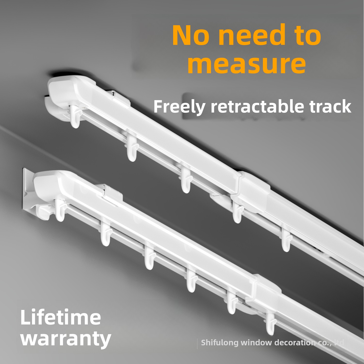 Curtain Track Ceiling Mount Aluminum - 조절 가능한 알루미늄 커튼 트랙 레일,