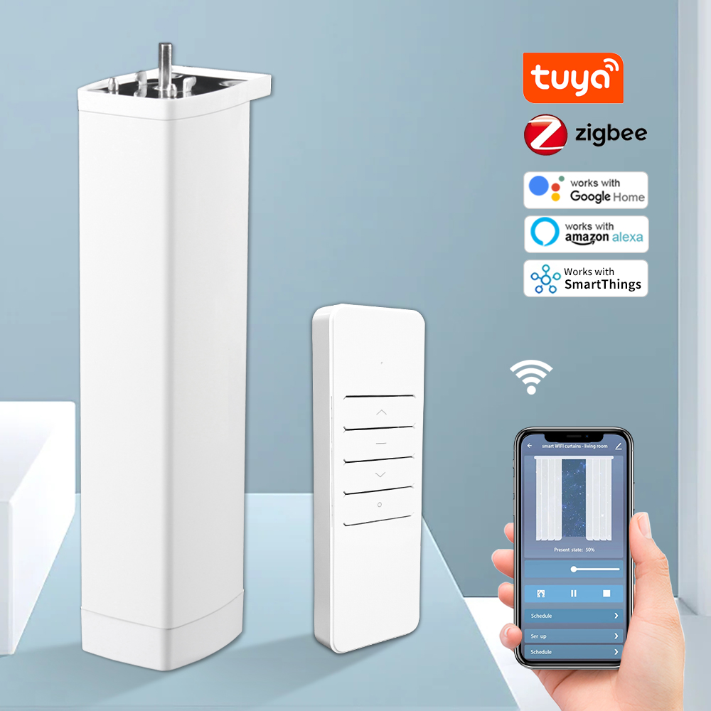 Smart Curtain Motor Zigbee - Tuya Zigbee 스마트 전기 커튼 모터