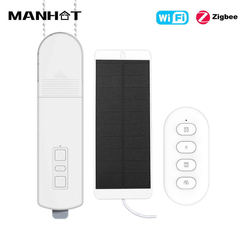 Motorized Roller Blind Wifi - MANHOT WiFi/Zigbee 스마트 롤러 블라인드 모터