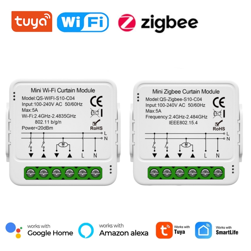 Motorized Roller Blind Wifi - Tuya WiFi Zigbee 스마트 커튼 스위치