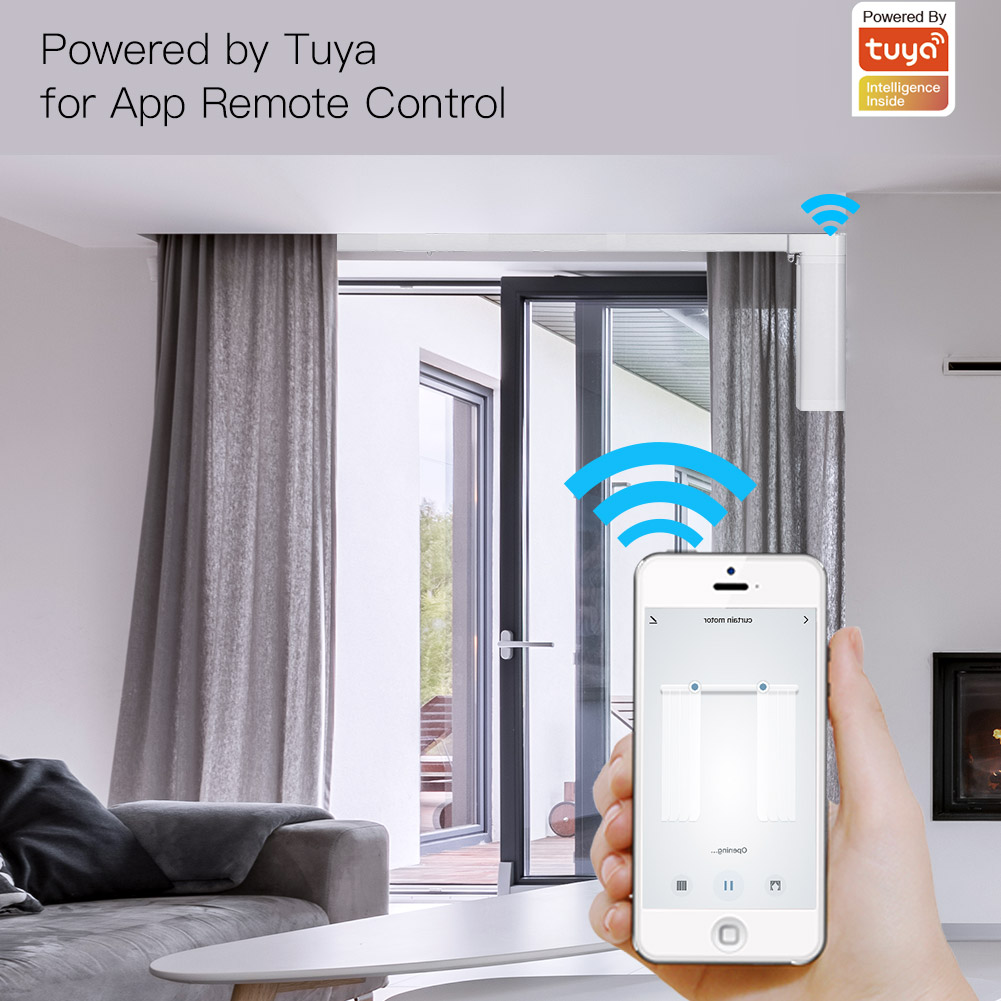 MOES Tuya WiFi DIY 조립식 모터 커튼 레 - Motorized Curtain Track Wifi 리뷰 및 가격