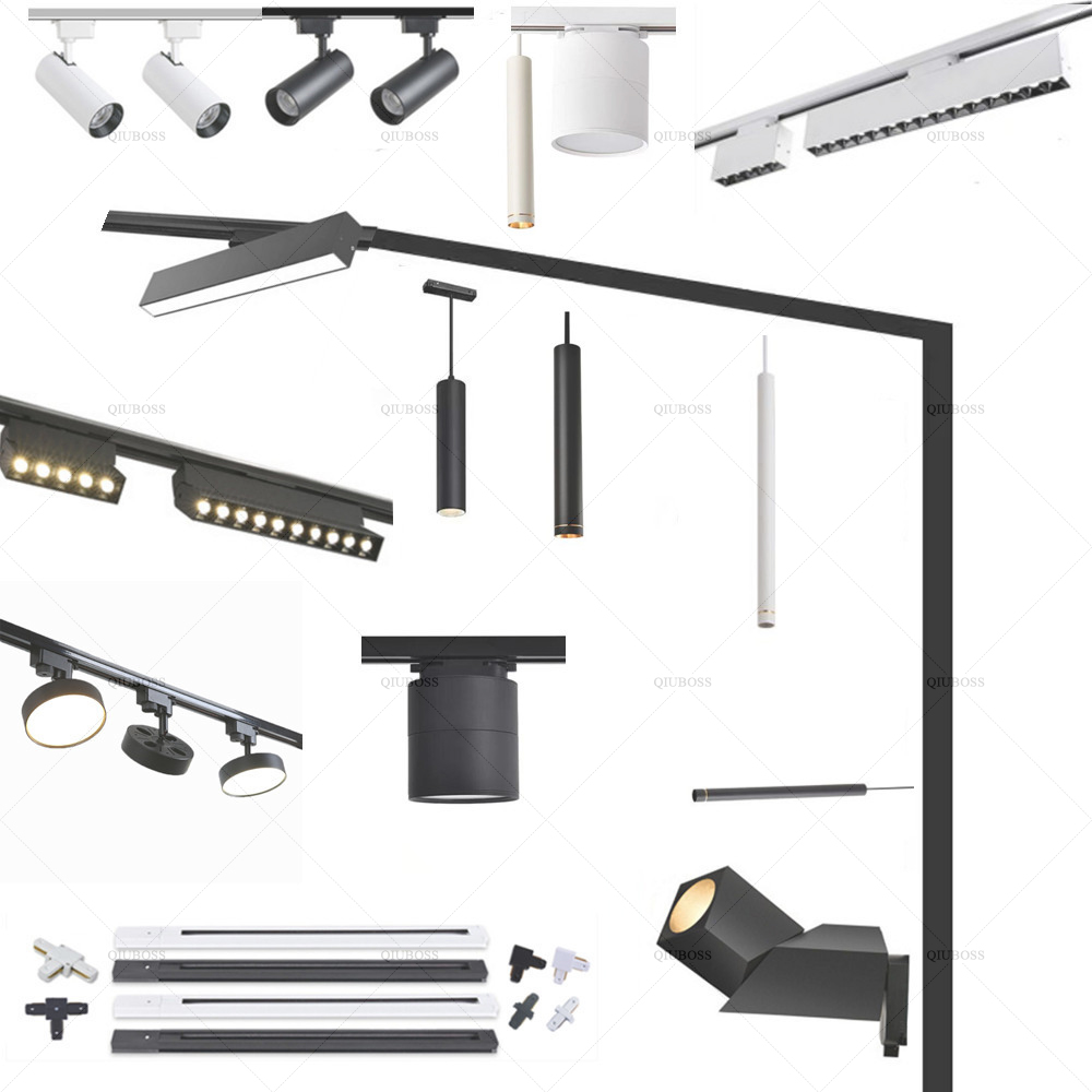 가정용 상점용 LED 트랙 조명, 조도 조절 AC85- - Curtain Track Ceiling Mount Aluminum 리뷰 및 가격