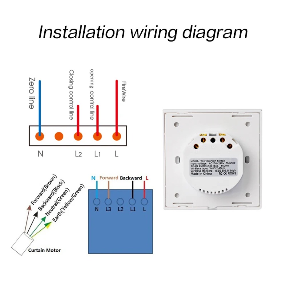 Wi-Fi 스마트 커튼 스위치, 스마트 라이프, 투야( - Motorized Roller Blind Wifi 리뷰 및 가격