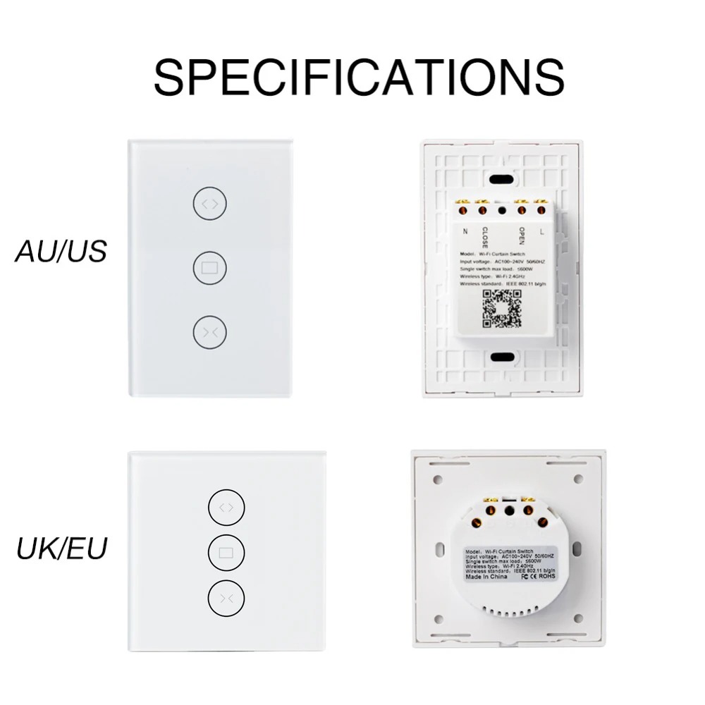 Wi-Fi 스마트 커튼 스위치, 스마트 라이프, 투야( - Motorized Roller Blind Wifi 리뷰 및 가격