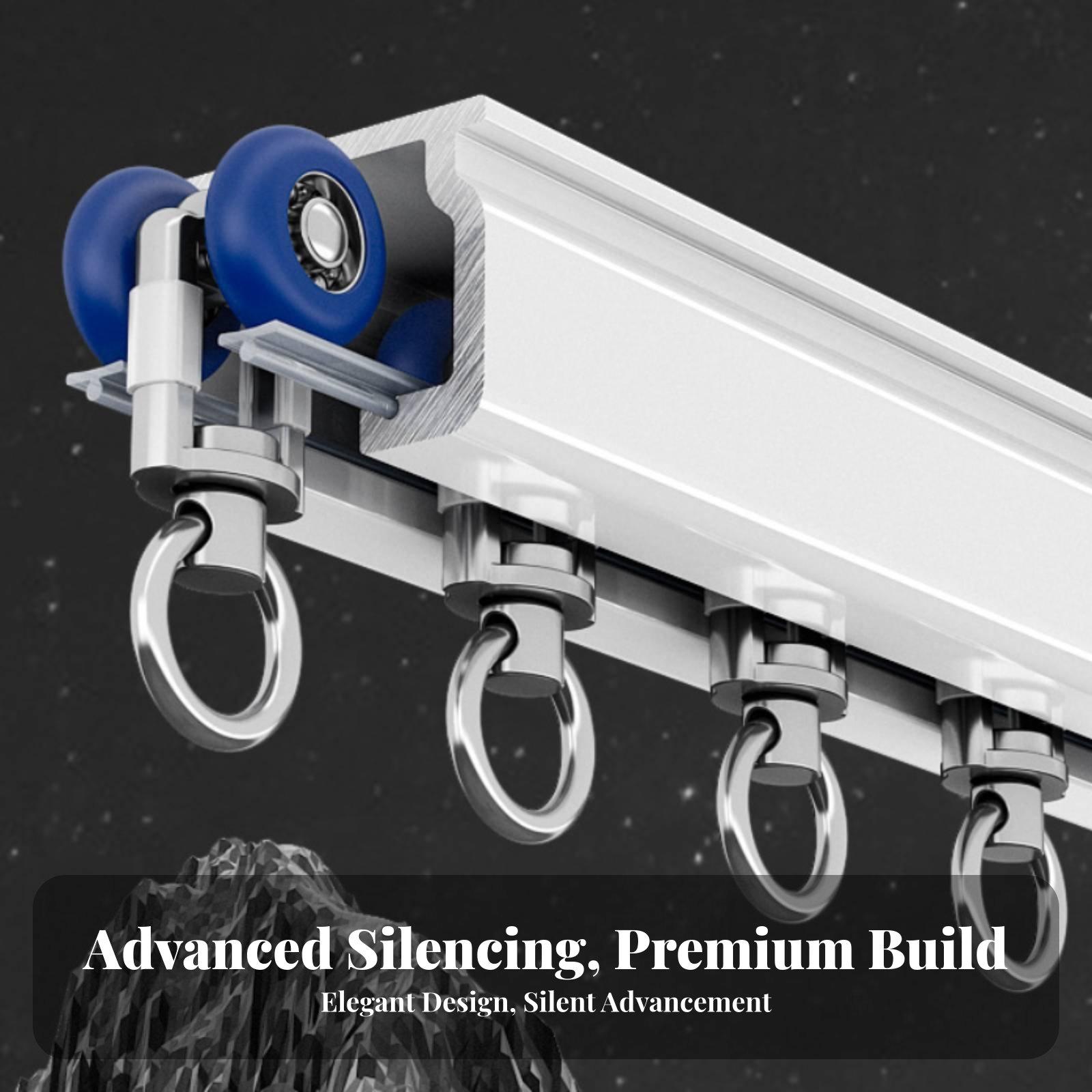 소음이 없는 커튼 레일, 견고한 알루미늄 재질, 천장에 - Curtain Track Ceiling Mount Aluminum 리뷰 및 가격