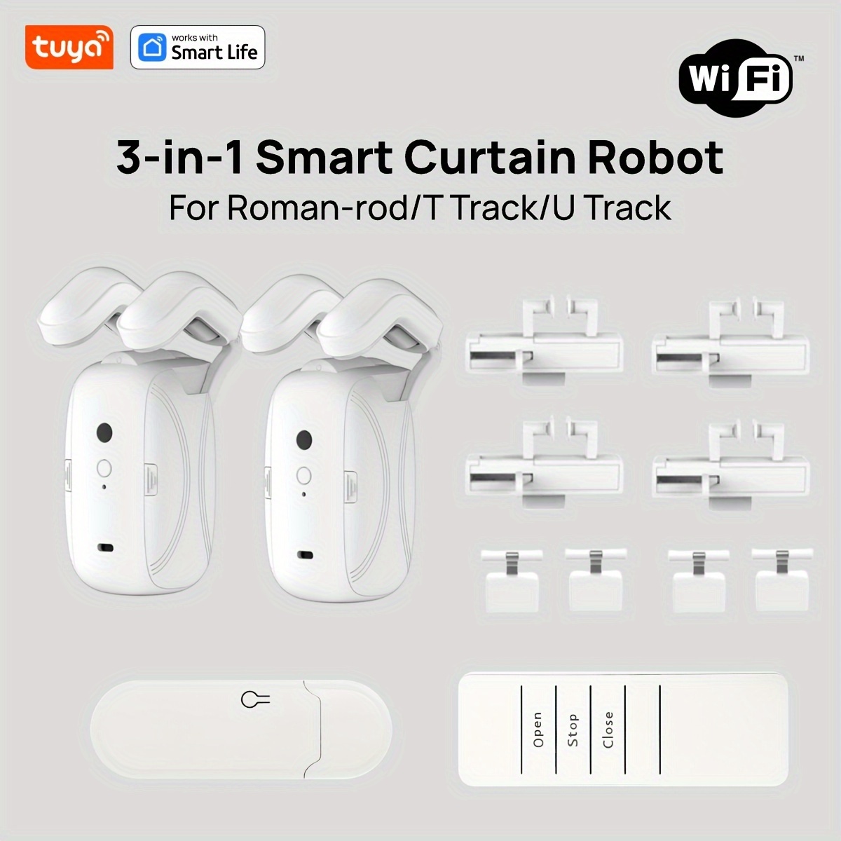 1/2개 투야 스마트 와이파이 커튼 로봇 (허브 포함  - Smart Curtain Robot Pusher 리뷰 및 가격