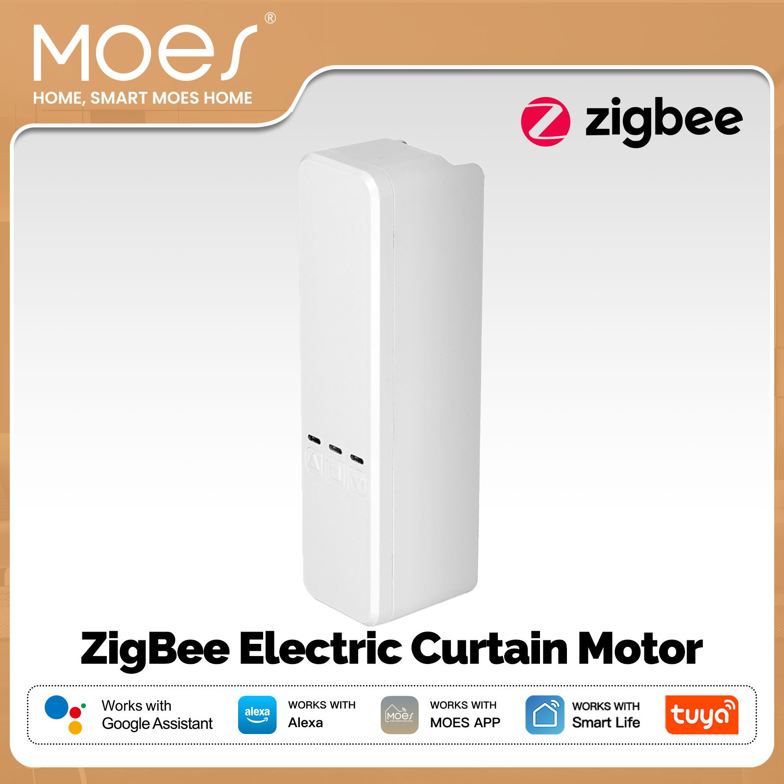 MOES Tuya ZigBee 스마트 체인 롤러 블라인 - Smart Curtain Motor Tuya App 리뷰 및 가격