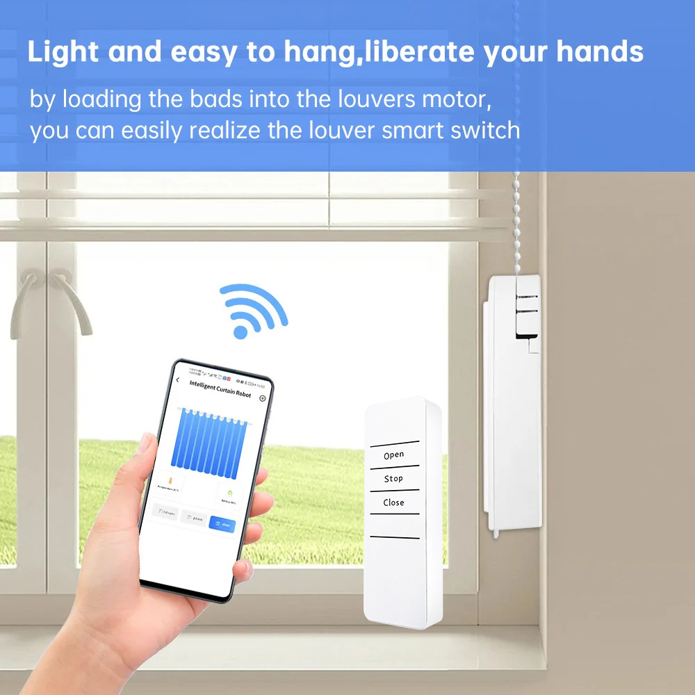 WiFi 전기 블라인드 롤러 모터 Alexa Googl - Smart Curtain Motor Zigbee 리뷰 및 가격