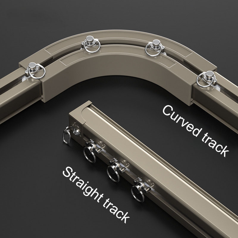 2.6mm 두꺼운 커튼 트랙 단일 이중 막대 곡선 직선 - Curtain Track Ceiling Mount Aluminum 리뷰 및 가격