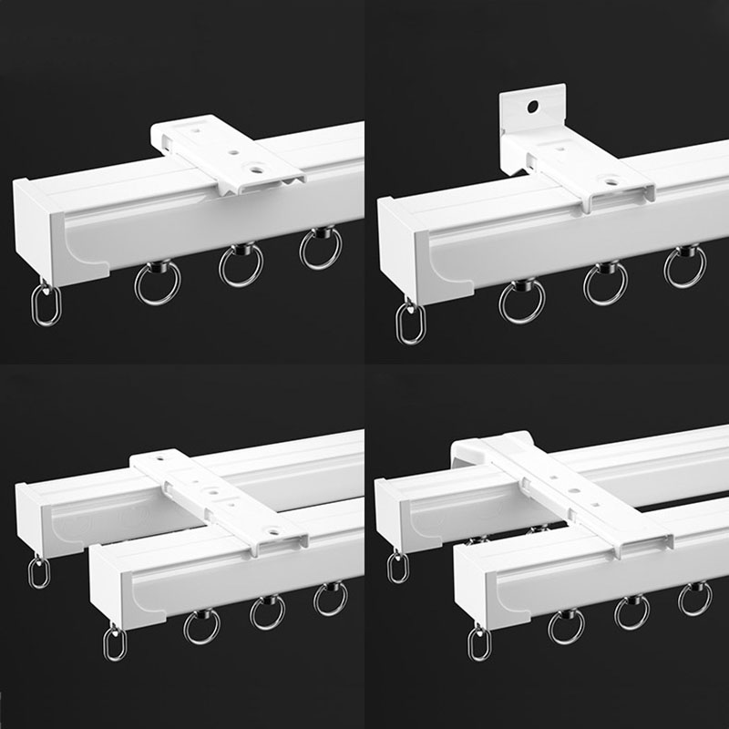 2.6mm 두꺼운 커튼 트랙 단일 이중 막대 곡선 직선 - Curtain Track Ceiling Mount Aluminum 리뷰 및 가격