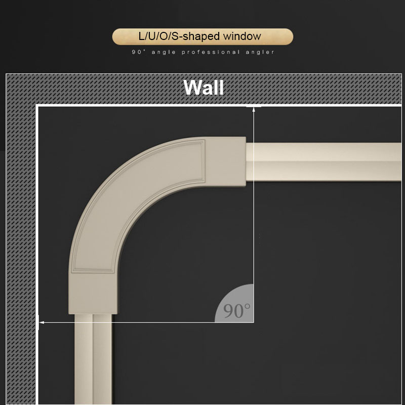2.6mm 두꺼운 커튼 트랙 단일 이중 막대 곡선 직선 - Curtain Track Ceiling Mount Aluminum 리뷰 및 가격