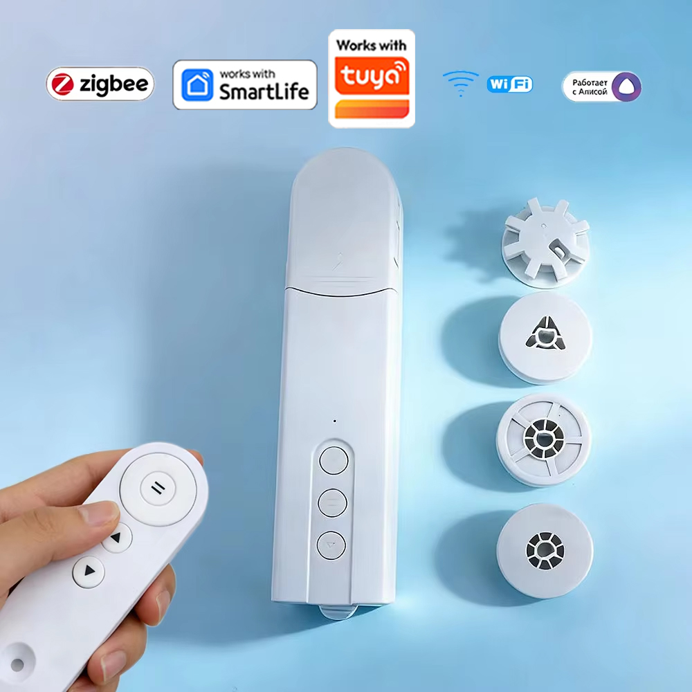 WiFi 스마트 블라인드 모터 지그비 전동 커튼 드라이 - Smart Curtain Motor Tuya App 리뷰 및 가격