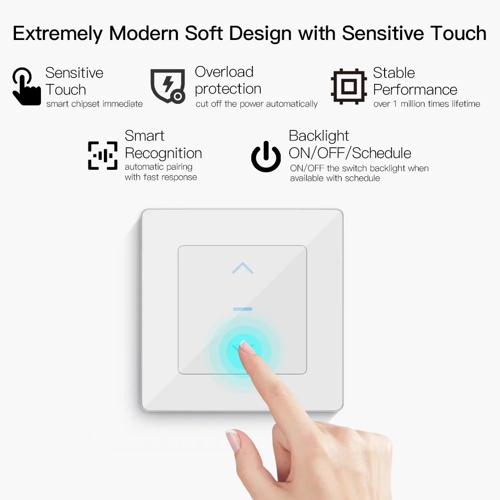 모스 터치 디자인 와이파이 스마트 커튼 스위치 (모터식 - Motorized Roller Blind Wifi 리뷰 및 가격