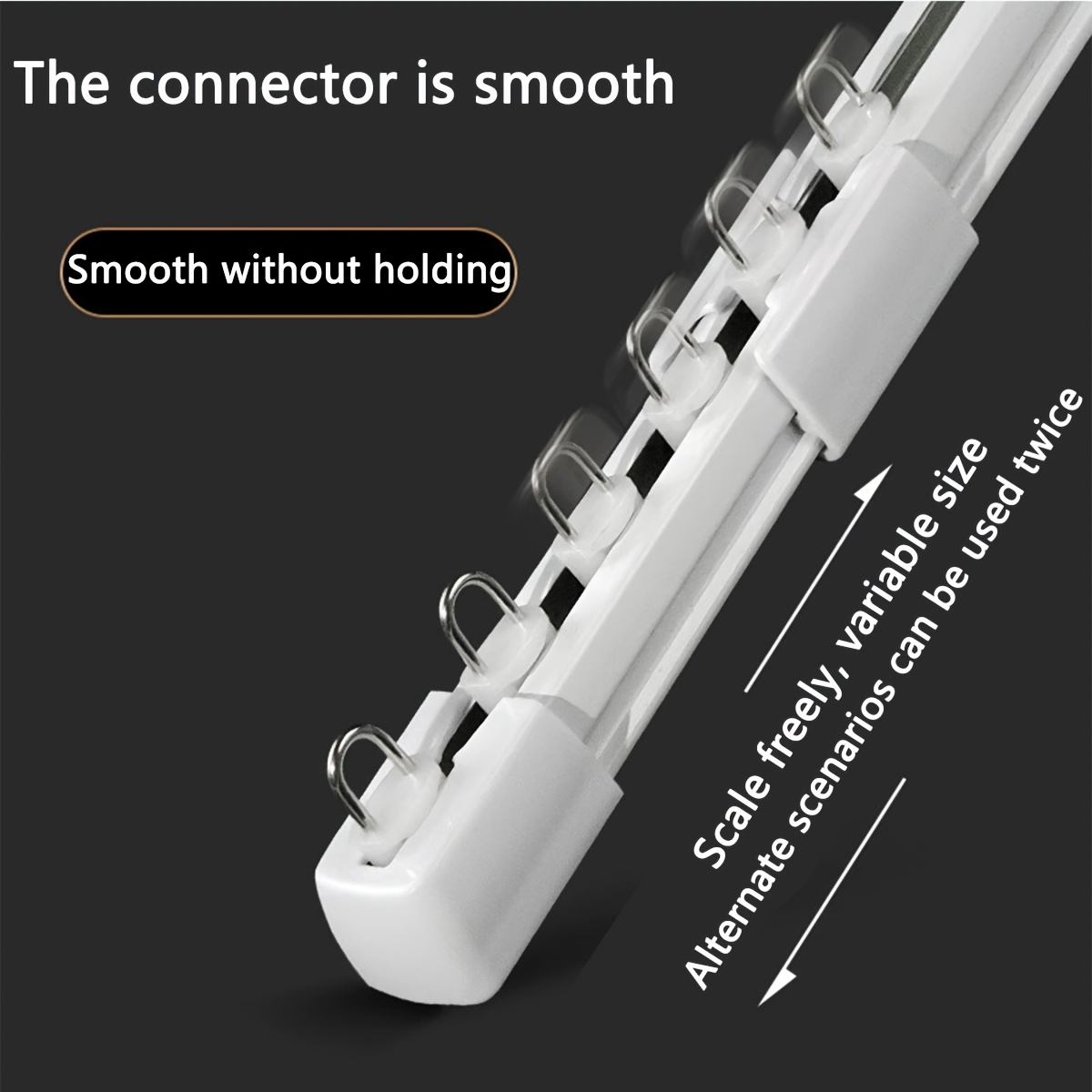 접이식 커튼 트랙 시스템 조절 가능한 천장/벽걸이 커튼 - Curtain Track Ceiling Mount Aluminum 리뷰 및 가격