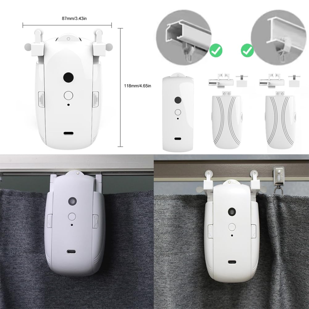 스마트 커튼 로봇 T/U-레일 트랙 자동 커튼 개폐기  - Smart Curtain Robot Pusher 리뷰 및 가격
