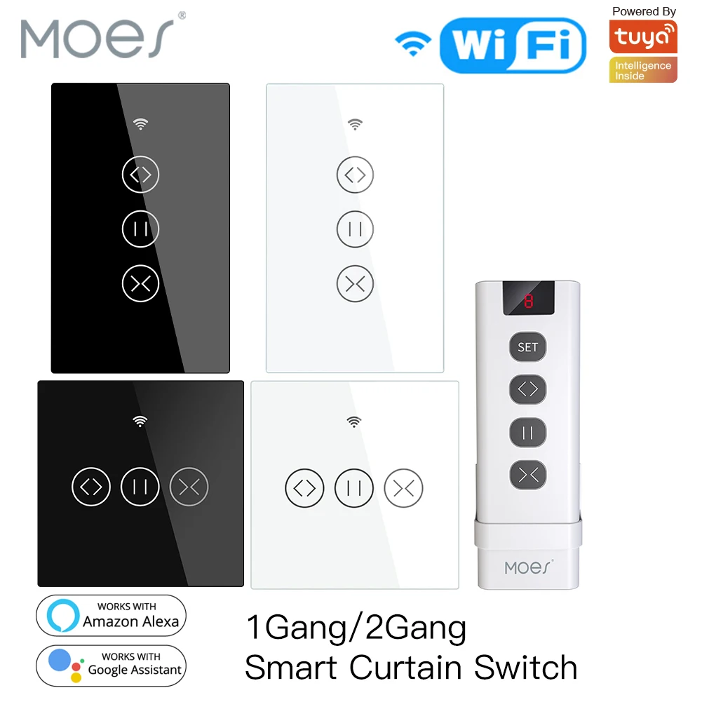 전동 Tuya 커튼 롤러 셔터 용 MOES WiFi 스 - Motorized Curtain Track Wifi 리뷰 및 가격