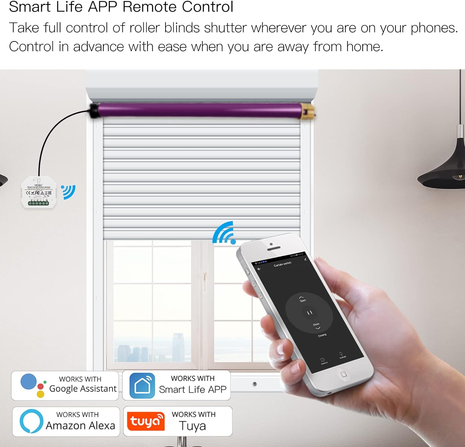 Tuya WiFi Zigbee3.0 스마트 커튼 스위치 - Smart Curtain Motor Tuya App 리뷰 및 가격
