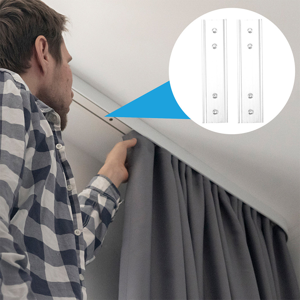천장/벽에 부착하여 사용할 수 있는 미니멀한 디자인의  - Curtain Track Ceiling Mount Aluminum 리뷰 및 가격