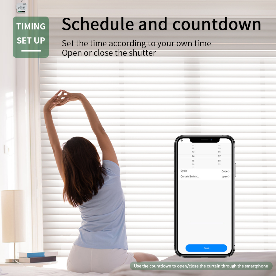 Tuya WiFi 스마트 커튼 스위치 롤러 블라인드 셔 - Smart Curtain Motor Tuya App 리뷰 및 가격