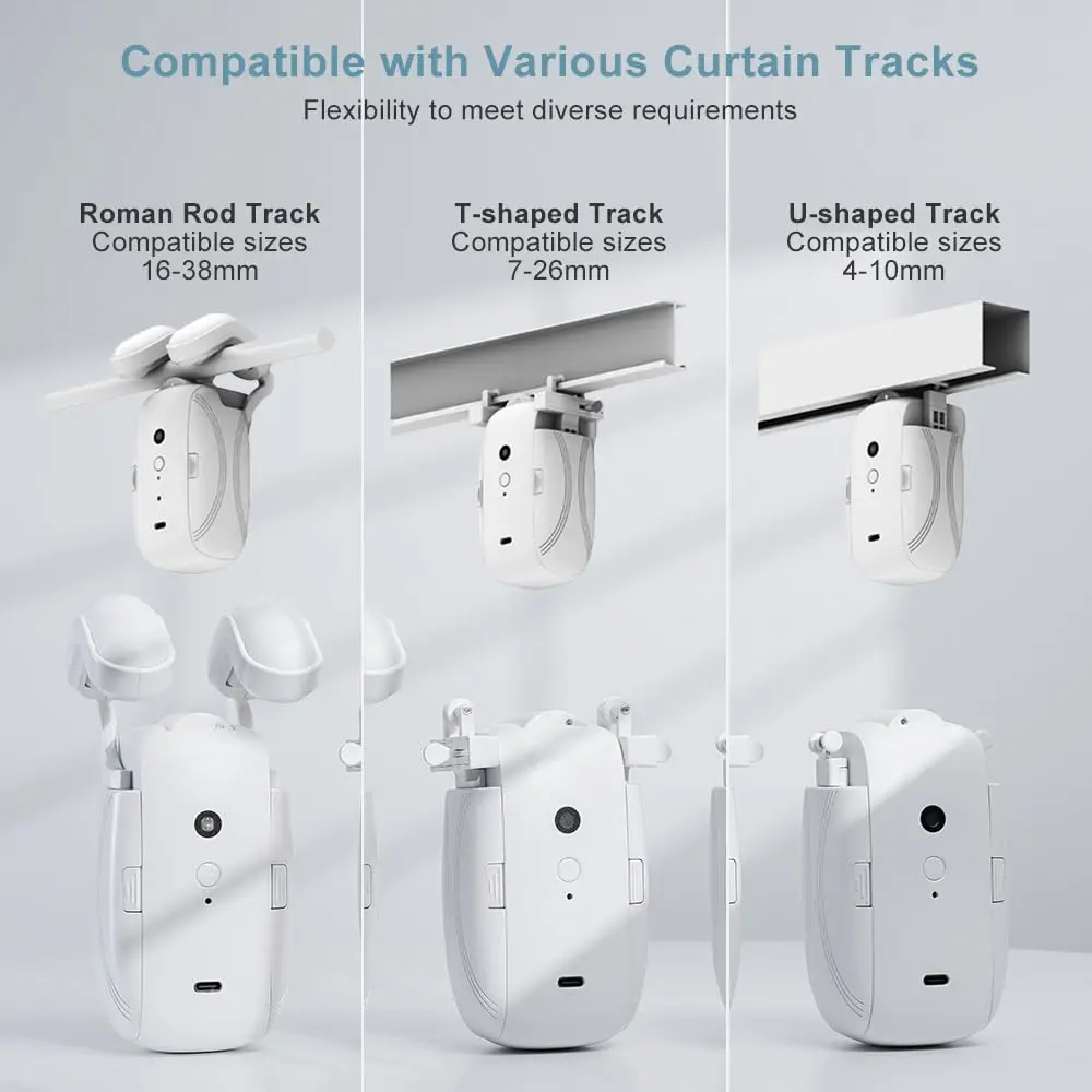 스마트 홈 자동 커튼 로봇 - Wi-Fi 및 블루투스  - Smart Curtain Robot Pusher 리뷰 및 가격