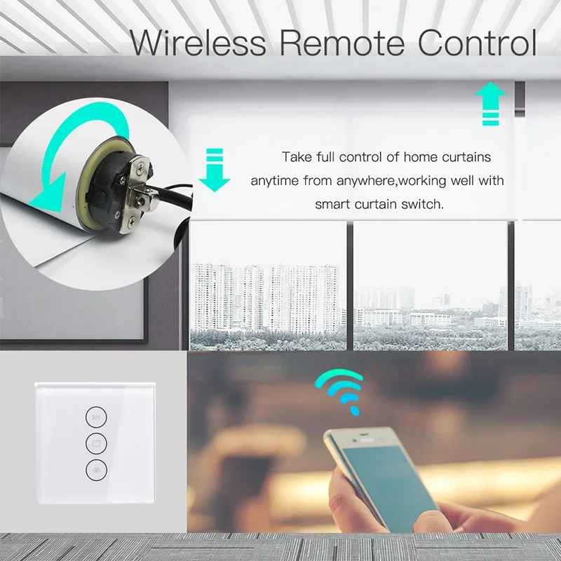 맞춤형 35mm 튜브형 모터 롤러 블라인드 셔터 커튼  - Motorized Roller Blind Wifi 리뷰 및 가격