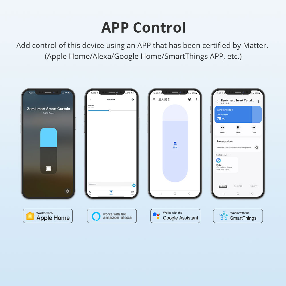 Zemismart Matter Over WiFi 스마트 - Motorized Curtain Track Wifi 리뷰 및 가격