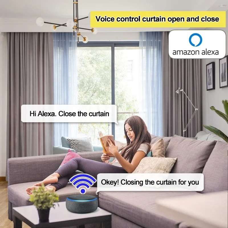 스마트 와이파이 원격 제어 커튼 스위치 특가 판매 전동 - Motorized Curtain Track Wifi 리뷰 및 가격