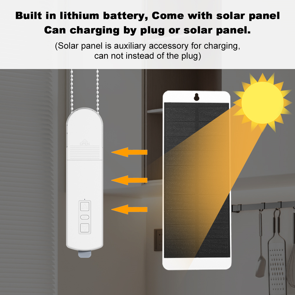 지그비 DIY 스마트 전동 셔터 롤러 블라인드 커튼 모 - Curtain Motor With Remote Solar 리뷰 및 가격