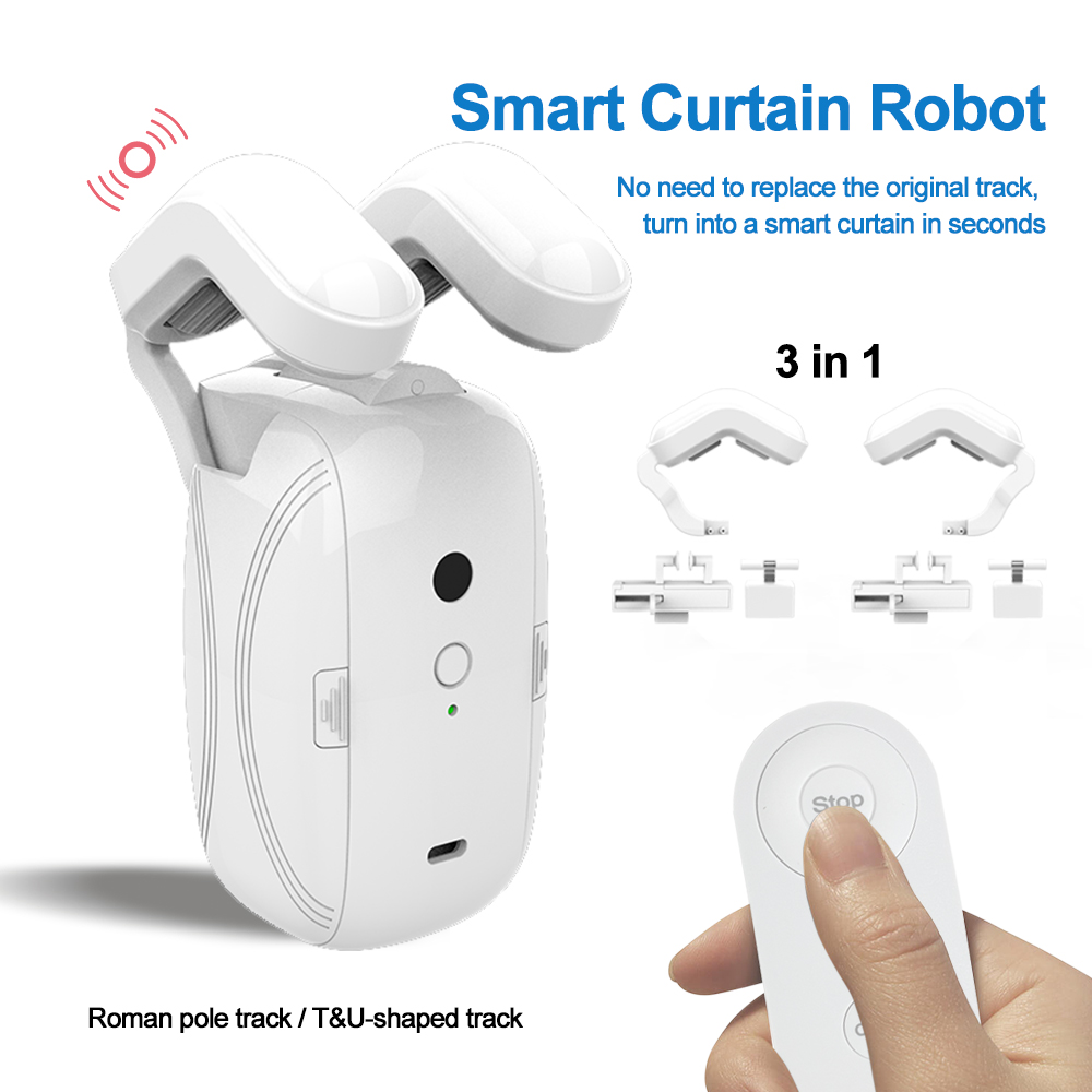 스마트 커튼 로봇 로마/T/U-레일 트랙 자동 커튼 오 - Smart Curtain Robot Pusher 리뷰 및 가격