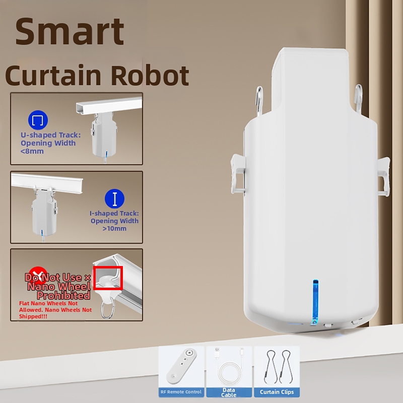 스마트 전동 커튼 로봇 트랙 모터 리모컨 가정용 전동  - Smart Curtain Robot Pusher 리뷰 및 가격
