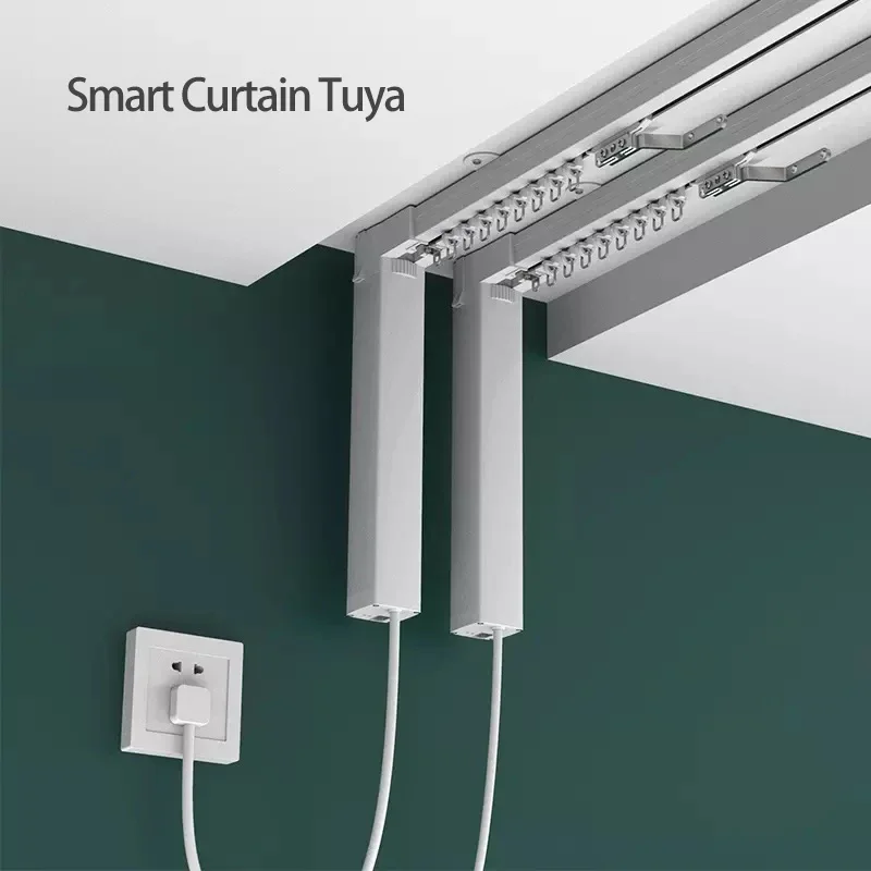 TYSH 구글 알렉사 제어 자동 전동 커튼 트랙 지그비 - Motorized Curtain Track Wifi 리뷰 및 가격
