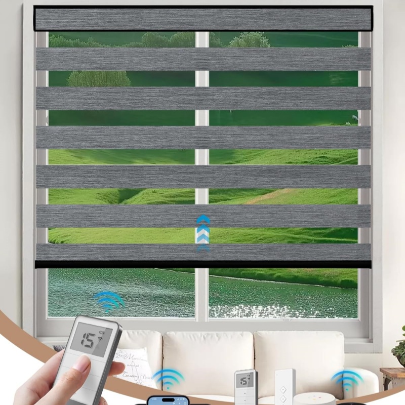 고품질 100% 암막 이중 레이어 실내 블라인드 원단  - Motorized Vertical Blind 리뷰 및 가격