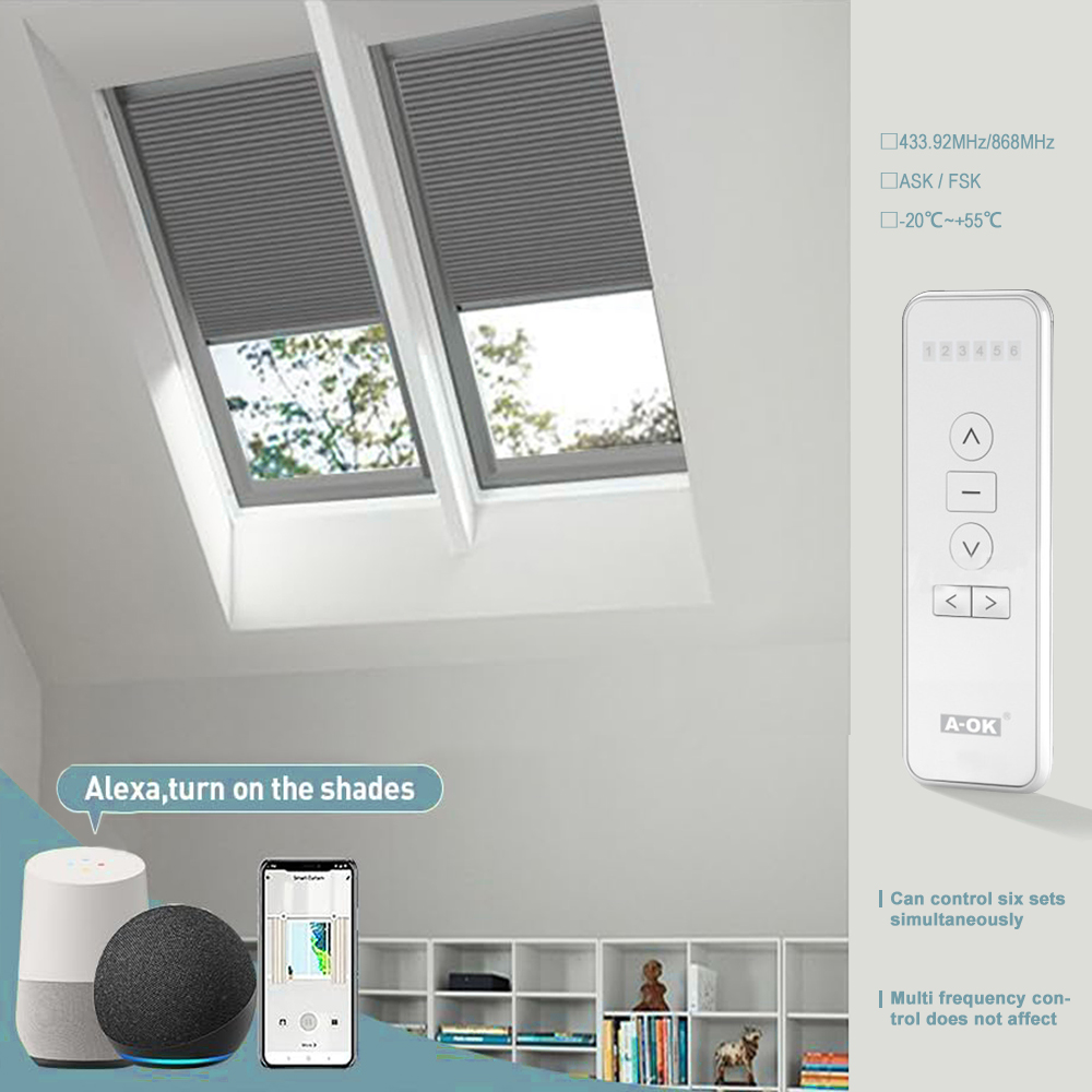 맞춤형 전동 허니콤 블랙아웃 채광창 블라인드, 루프 블 - Motorized Skylight Blind 리뷰 및 가격