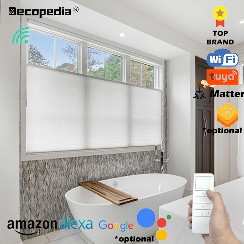 데코페디아 모터형 상하 작동 셀룰러 쉐이드 블랙아웃 스 - Motorized Skylight Blind 리뷰 및 가격