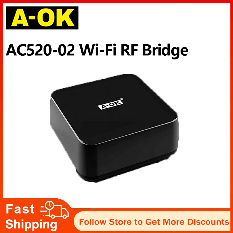 A-OK AC520-02 Wifi 브리지 RF 박스 A - Smart Curtain Motor Tuya App 리뷰 및 가격