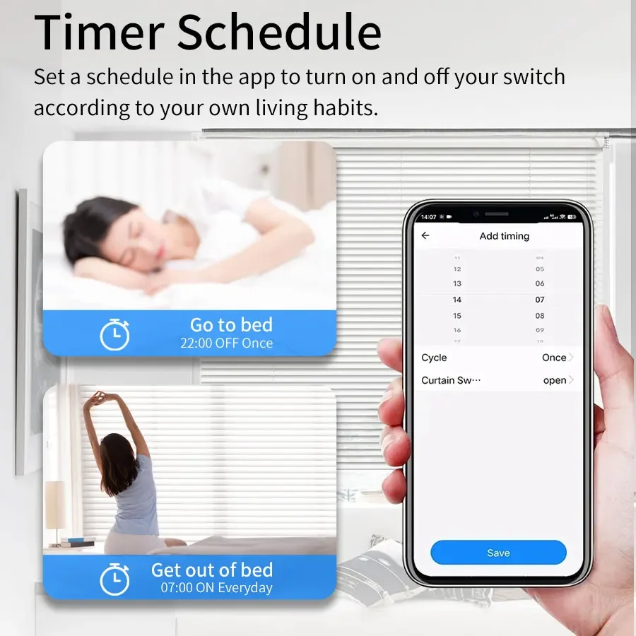 Tuya 스마트 ZigBee/WiFi 커튼 스위치 모듈 - Smart Curtain Motor Tuya App 리뷰 및 가격