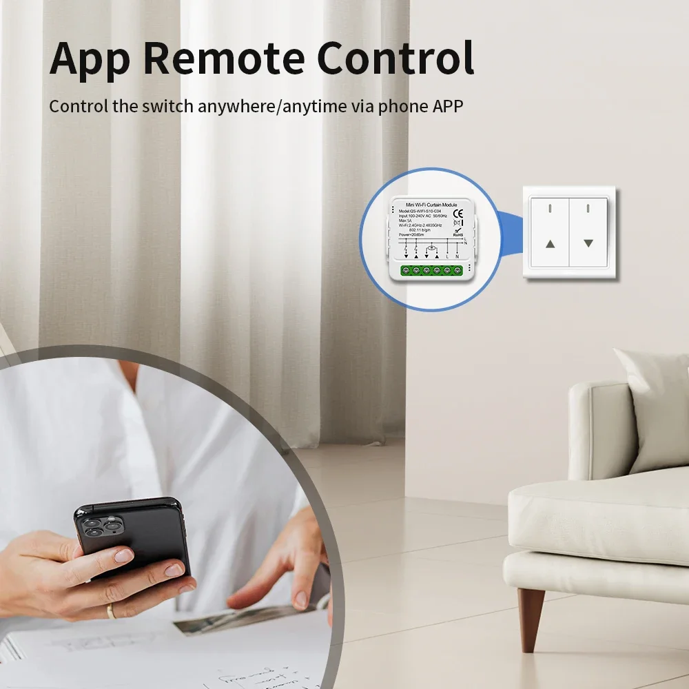 TNCE 투야 스위치 라이트 커튼 디머 WIFI 지그비 - Smart Curtain Motor Tuya App 리뷰 및 가격