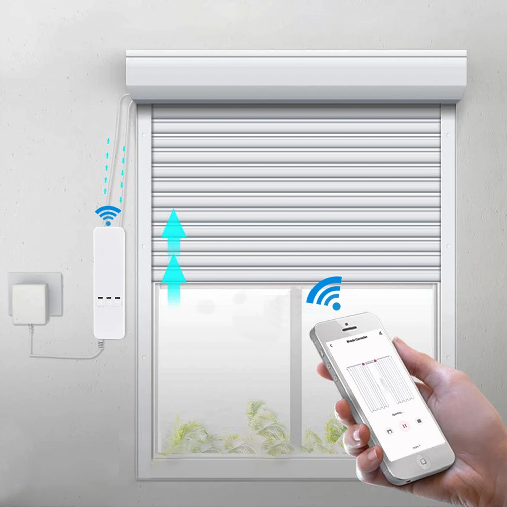 투야 스마트 홈 와이파이 지그비 원격 제어 셰이드 셔터 - Curtain Motor With Remote Solar 리뷰 및 가격
