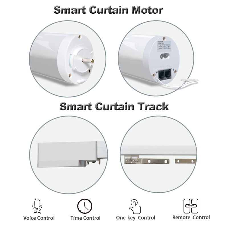 맞춤형 와이파이 스마트 자동 커튼 제어 시스템 스마트  - Motorized Curtain Track Wifi 리뷰 및 가격
