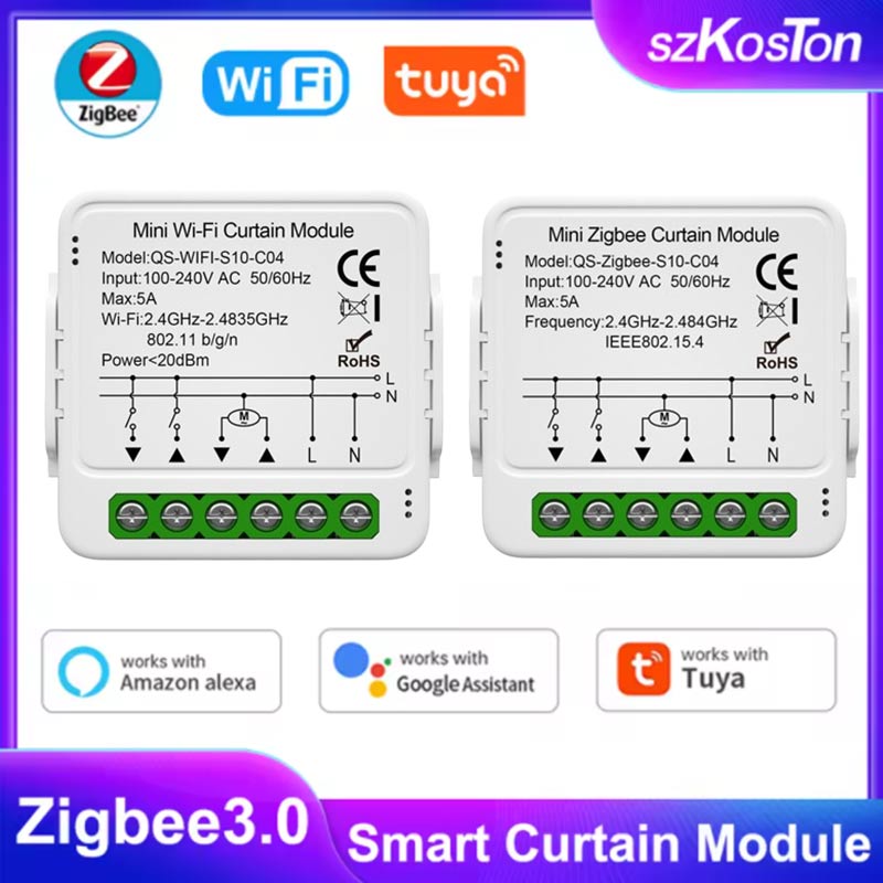 Tuya 스마트 와이파이 지그비 커튼 모듈 블라인드 스 - Motorized Roller Blind Wifi 리뷰 및 가격