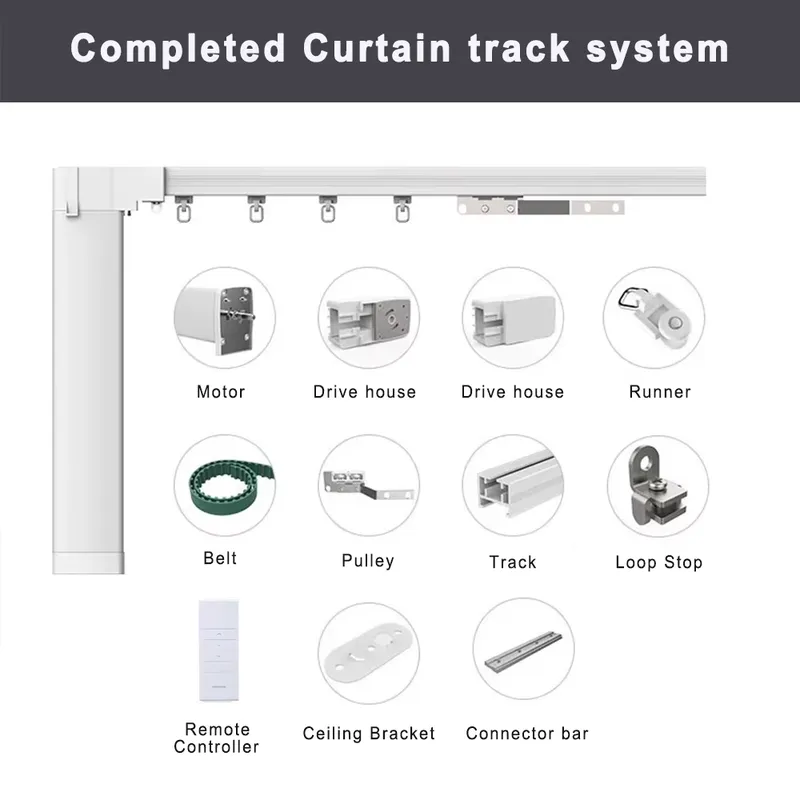유니버설 모터식 커튼 레일, 와이파이 모터와 호환되는  - Motorized Curtain Track Wifi 리뷰 및 가격