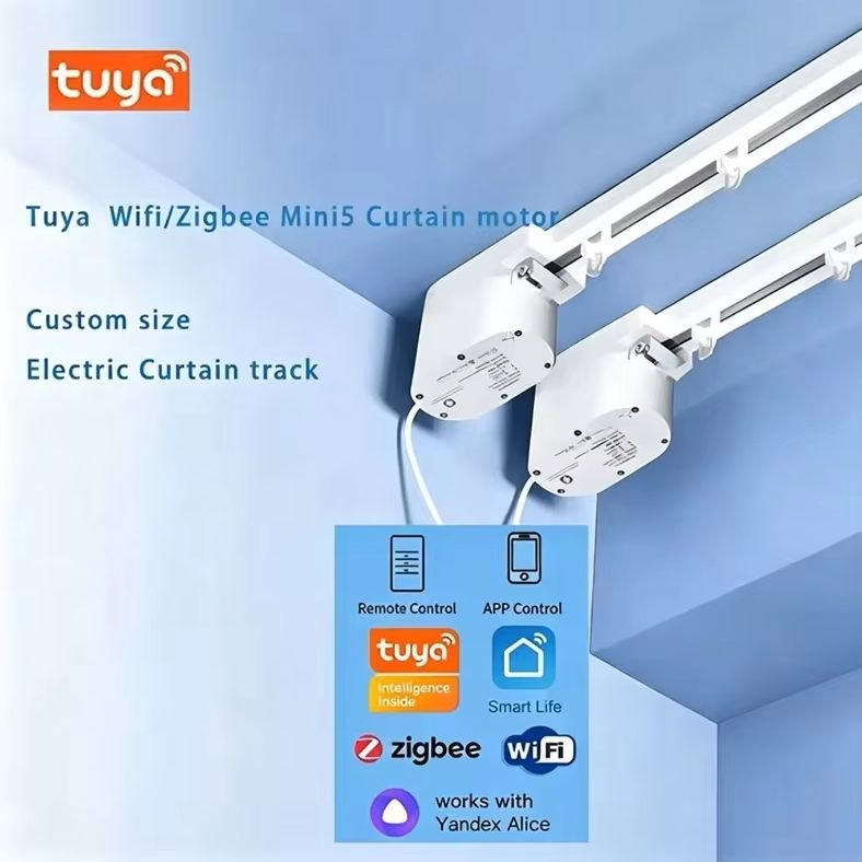투야 미니5 지그비 와이파이 전동 스마트 커튼 모터 모 - Motorized Curtain Track Wifi 리뷰 및 가격
