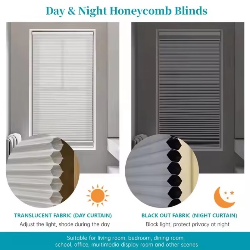 무선 모터 작동식, 낮과 밤 모두 사용 가능한 벌집형  - Motorized Vertical Blind 리뷰 및 가격