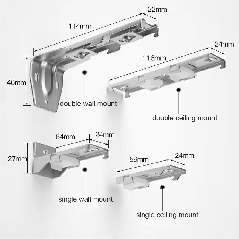 무소음 풀리 커튼 트랙 초강력 곡선형 직선형 레일 싱글 - Curtain Track Ceiling Mount Aluminum 리뷰 및 가격