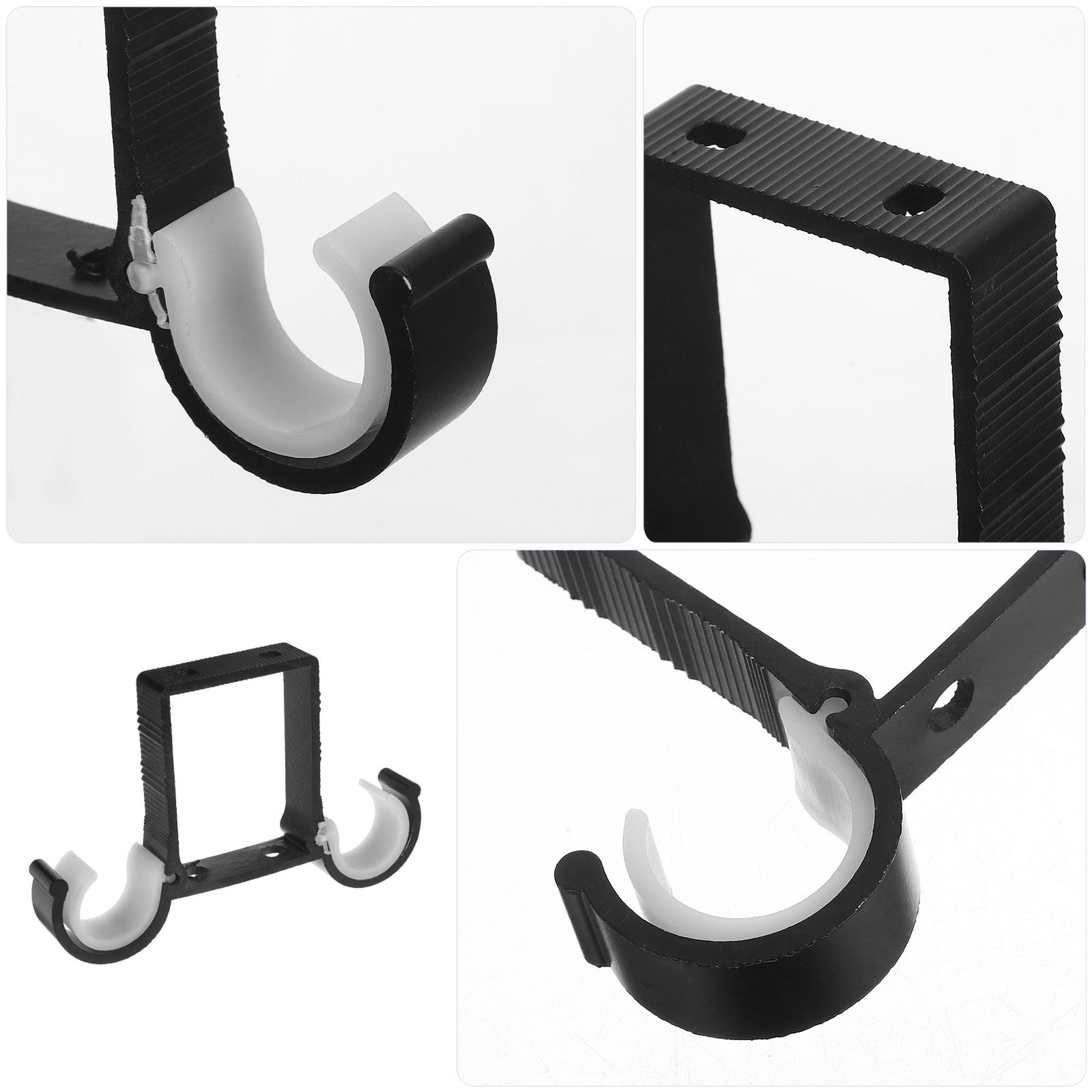 2개 세트, 이중 커튼 봉용 천장 설치 브래킷, 알루미 - Curtain Track Ceiling Mount Aluminum 리뷰 및 가격