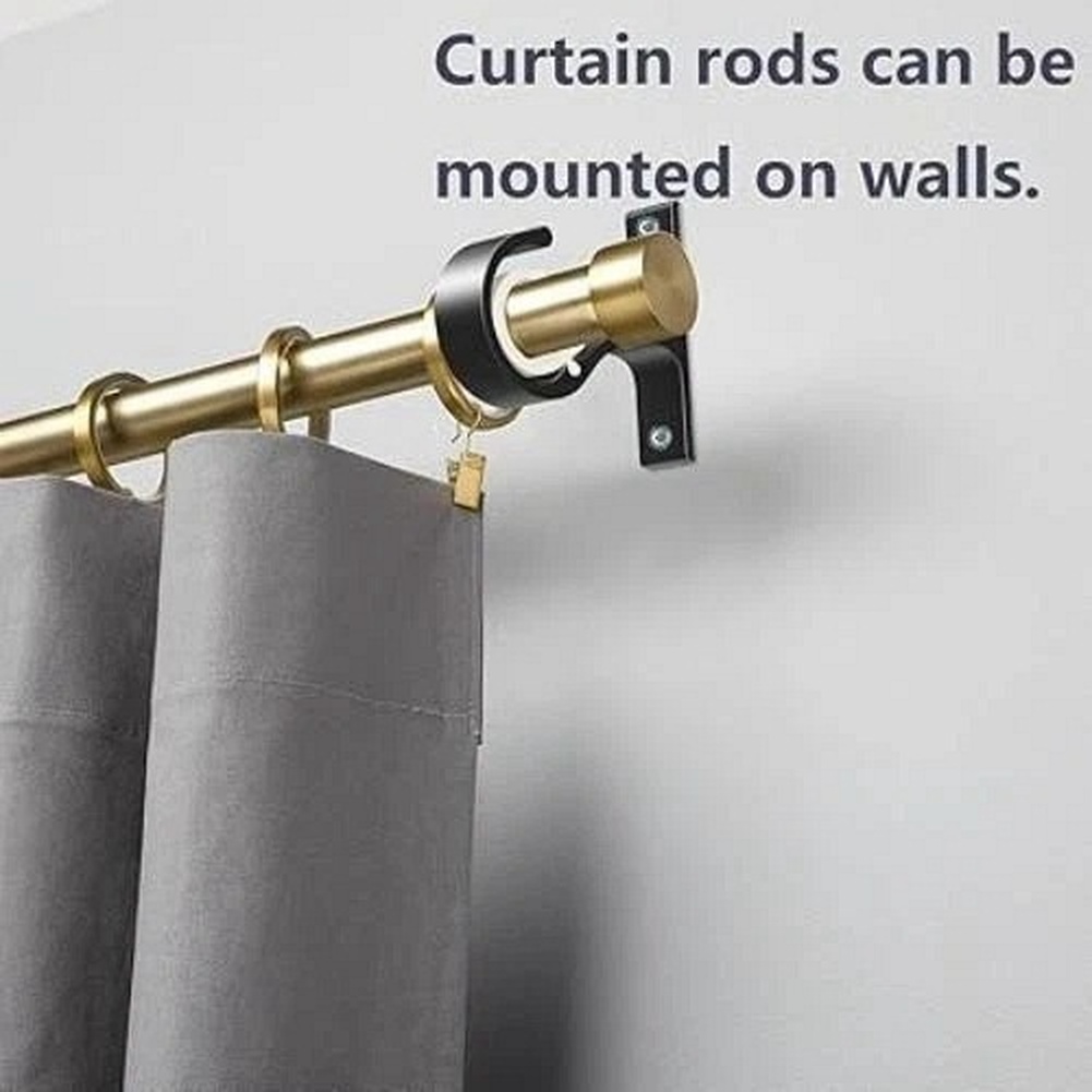 검은색 커튼 봉 지지대 6개 세트, 견고한 알루미늄 합 - Curtain Track Ceiling Mount Aluminum 리뷰 및 가격